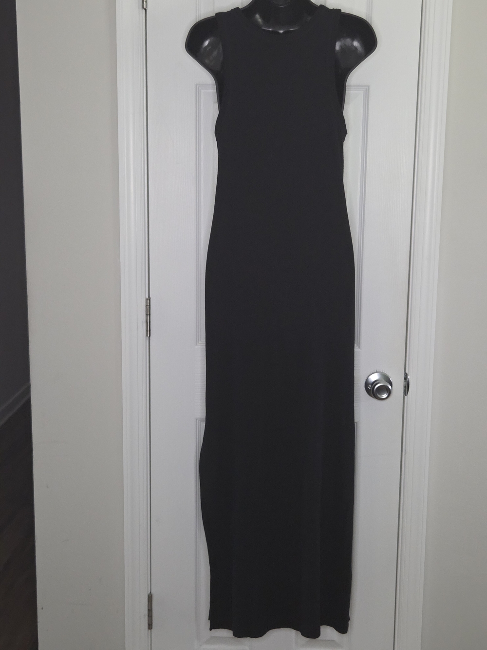 Universal Thread Black Ribbed Tank Maxi Dress - Picture 2 of 4